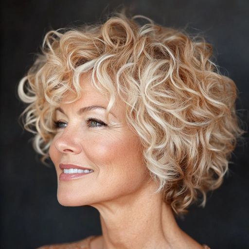Curly Bob Hairstyles for Women Over 50: Bob Haircut Refresh